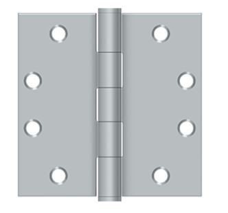 Orca Hardware COM4545-26D plain bearing hinge in satin chrome, additional view