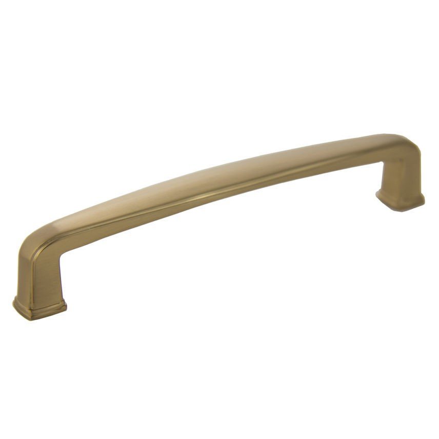 Orca Hardware CP-20128-RG gold tone bowed cabinet pull