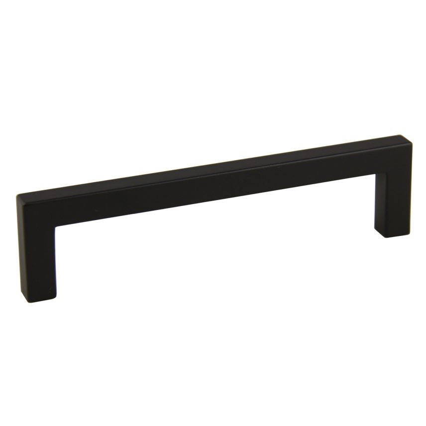 Orca Hardware CP-21128-BL black square cabinet pull