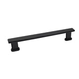 Orca Hardware CP-23128-BL black rectangular cabinet pull