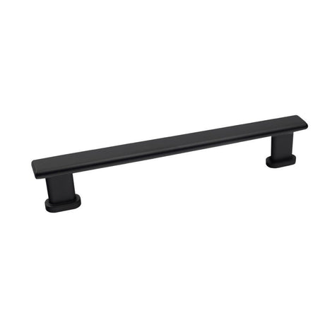 Orca Hardware CP-23128-BL black rectangular cabinet pull