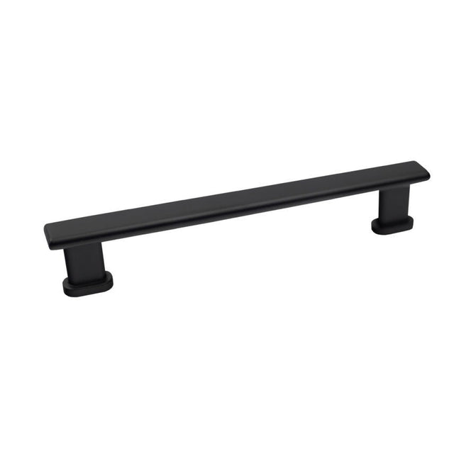 Orca Hardware CP-23128-BL black rectangular cabinet pull