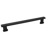 Orca Hardware CP-23160-BL black rectangular cabinet pull