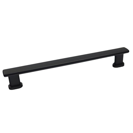 Orca Hardware CP-23160-BL black rectangular cabinet pull