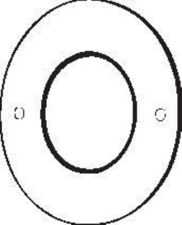 Don-Jo CP258BP brass plated hole filler plate