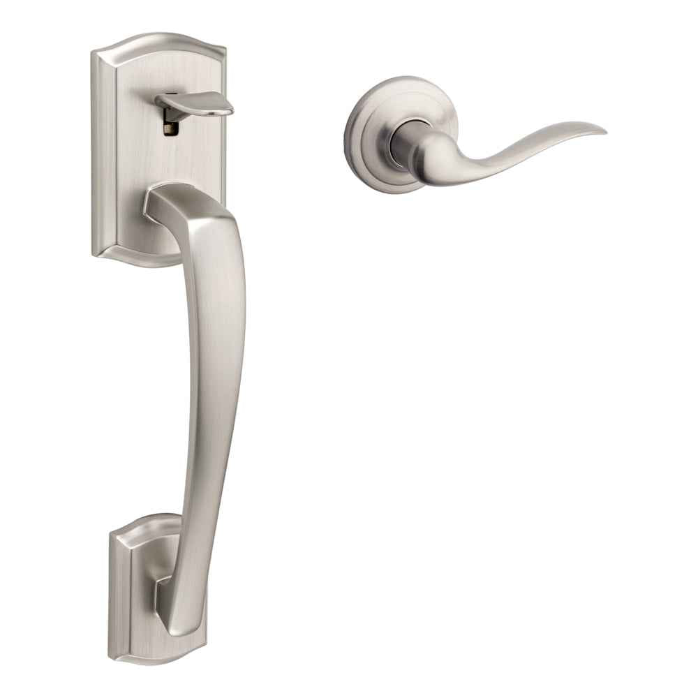 Kwikset CP815PTHXTNL-1 Clear Pack Prescott Passage Handleset in Satin Nickel