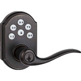 Kwikset 912TNLZW500-1 Z-Wave Enabled Tustin Lever Smartcode Deadbolt in Venetian Bronze