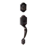 Sure-Loc CR500 11P vintage bronze dummy handleset