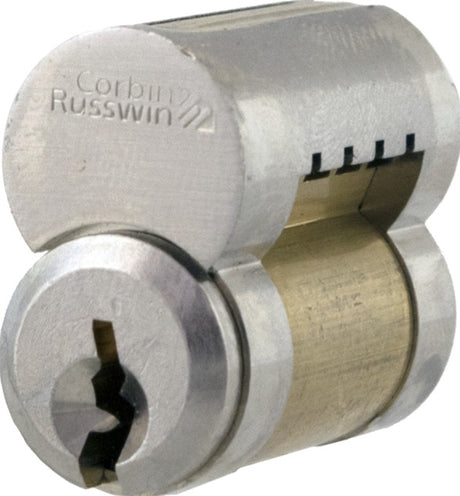 Corbin Russwin CR8000626L4 6 Pin Interchangeable Core, front view