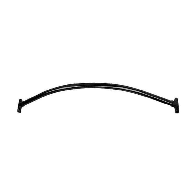 Orca Hardware CSCR60-BL black shower curtain rod