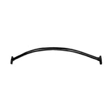 Orca Hardware CSCR50-BL black shower curtain rod