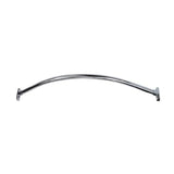 Orca Hardware CSCR50-CH bright polished chrome shower curtain rod
