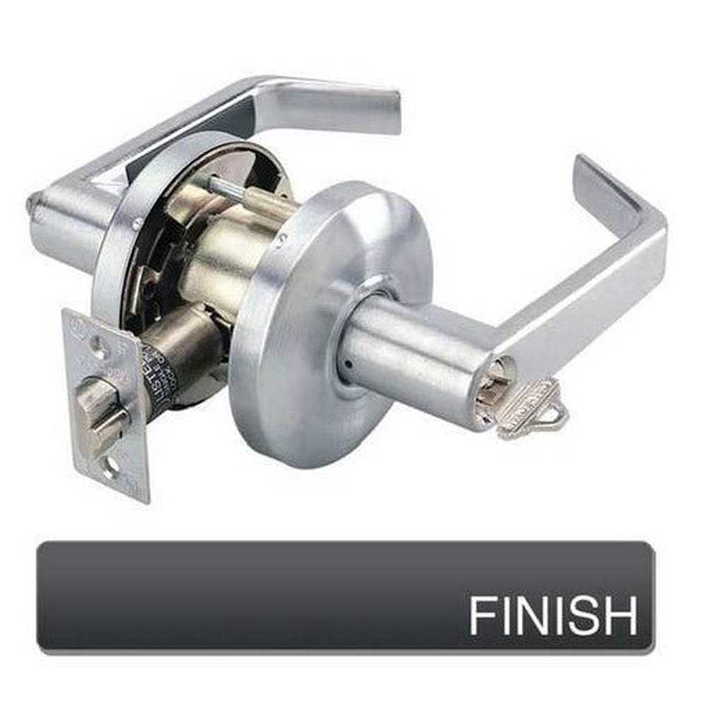 Cal-Royal CSL00-10B oil rubbed dark bronze keyed entry door lever