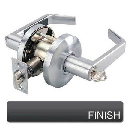 Cal-Royal CSL00-10B oil rubbed dark bronze keyed entry door lever