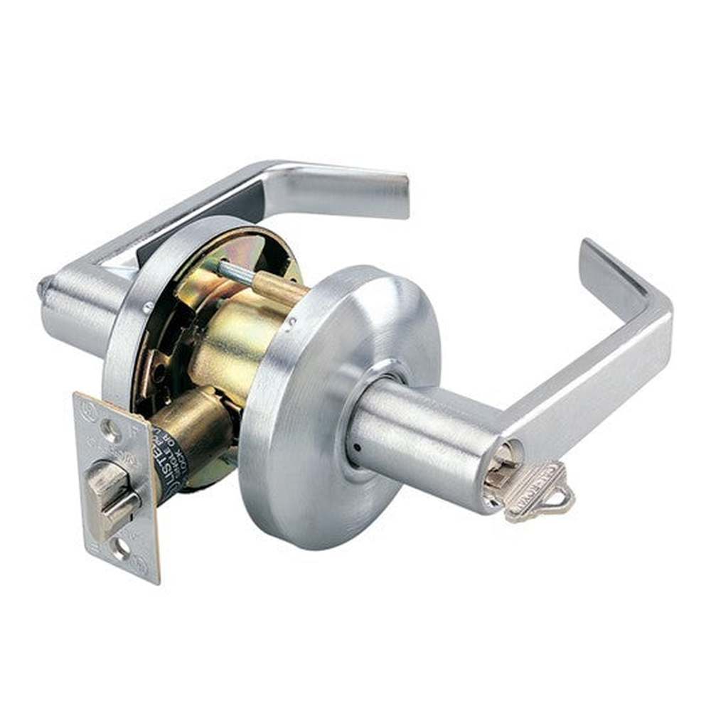 Cal-Royal CSL20-26D satin chrome privacy door lever