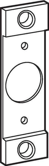Don-Jo CVRLCP chrome plated mortise conversion plate