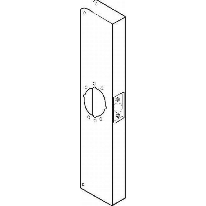 Don-Jo CW20CPB polished brass wrap around