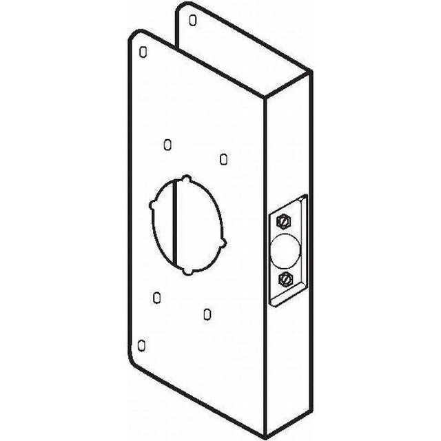 Don-Jo CW450010B oil rubbed bronze wrap around