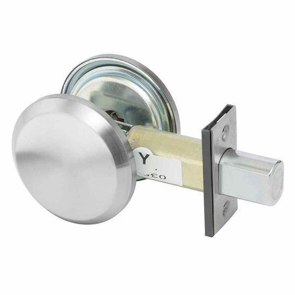 Yale D242626 satin chrome blank plate by thumbturn