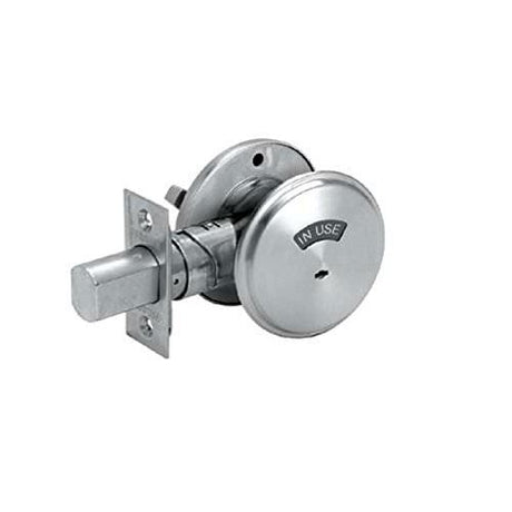 Falcon D271625 one sided deadbolt in polished brass, additional view