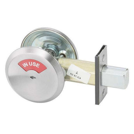 Yale D292626 satin chrome thumbturn by occupancy indicator
