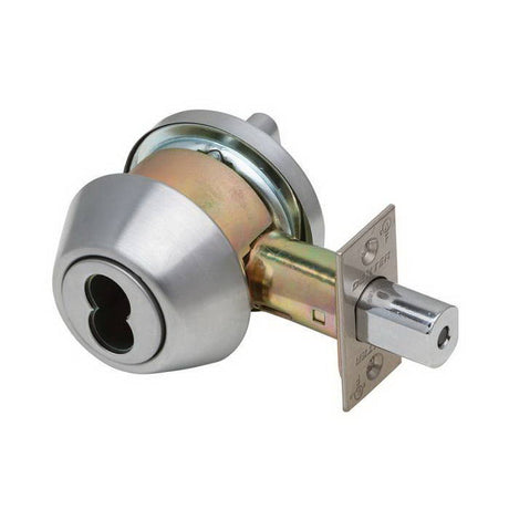 Dexter Commercial DB1000SCT626SFIC satin chrome single cylinder deadbolt