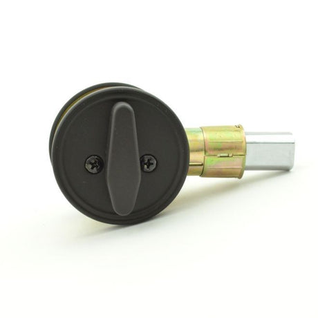Dexter Commercial DB20004WBSCT613KDC single cylinder deadbolt in polished brass, additional view