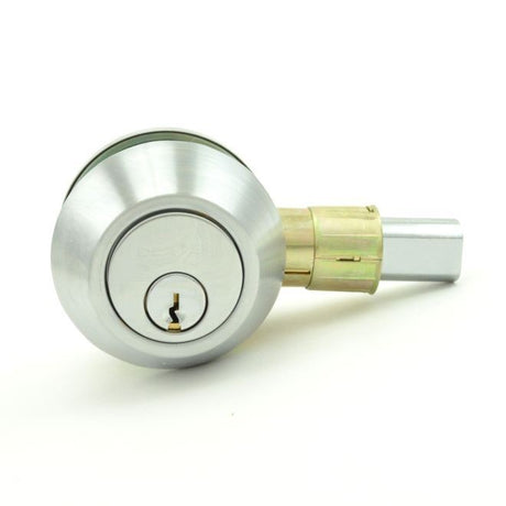 Dexter Commercial DB20004WBSCT626KDC satin chrome single cylinder deadbolt