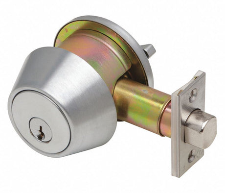 Dexter Commercial DB2000SCT626KDC satin chrome single cylinder deadbolt