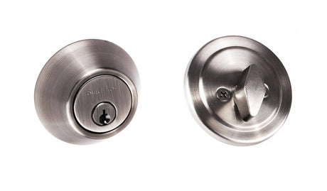 Sure-Loc DB201 15A antique nickel single cylinder deadbolt