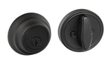Sure-Loc DB201-EG FBL flat black single cylinder deadbolt