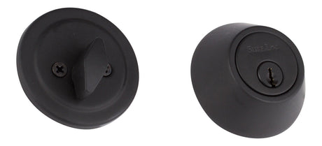 Sure-Loc DB201 FBL flat black single cylinder deadbolt