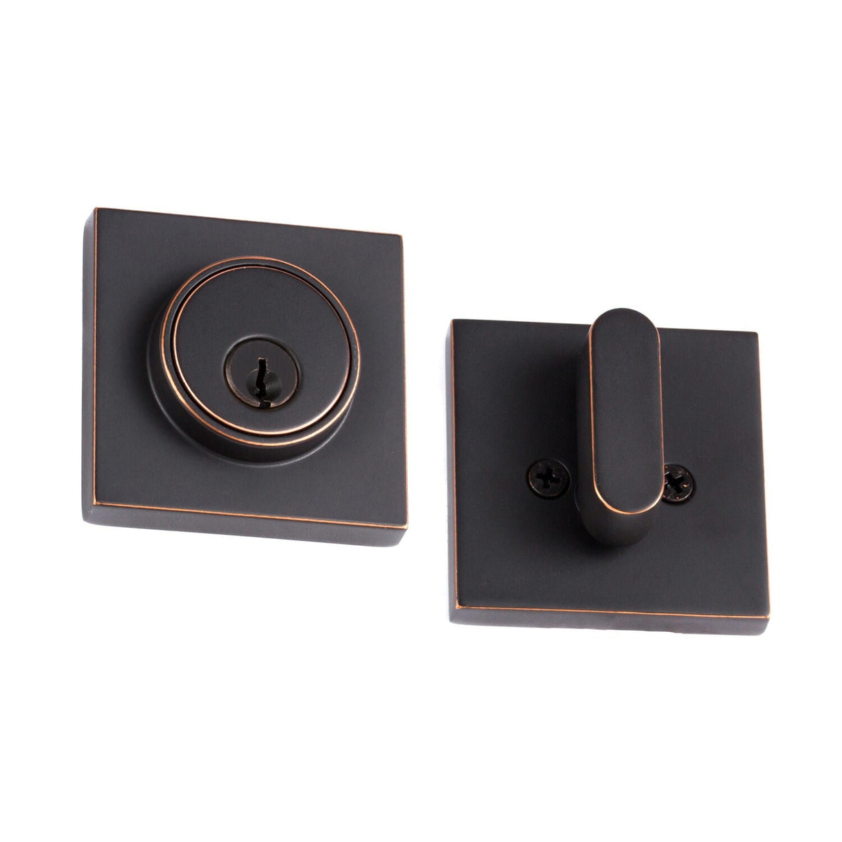 Sure-Loc Modern DB201-SMD 11P vintage bronze single cylinder deadbolt