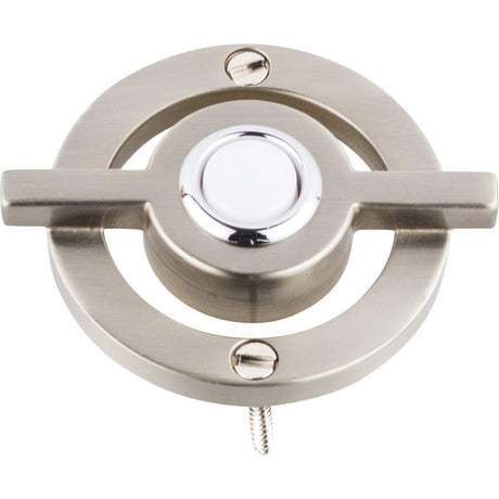 Atlas Homewares DB643-BRN brushed nickel door bell