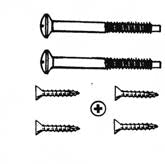 Better Home Products DBSCPK10B DBSCPK Screw Pack for Deadbolts Oil-Rubbed Bronze