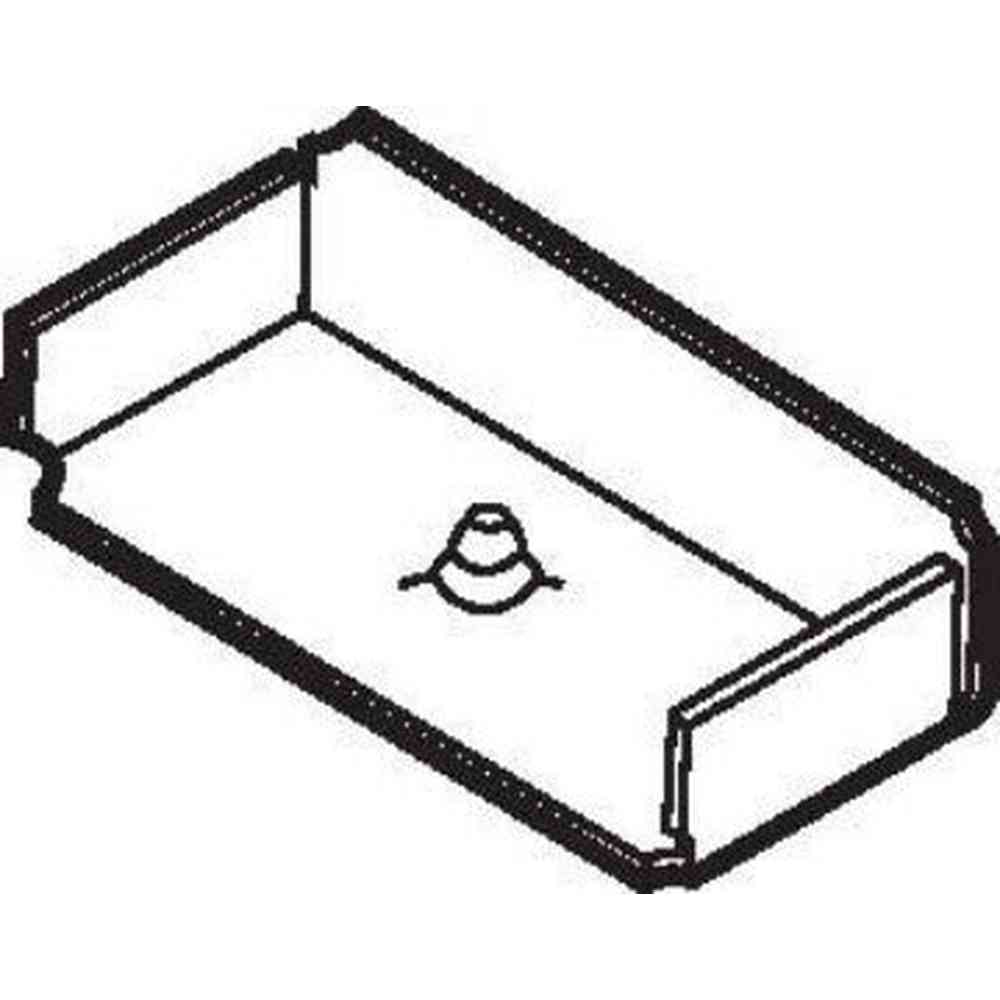 Don-Jo DCB280 raw steel hinge reinforcement