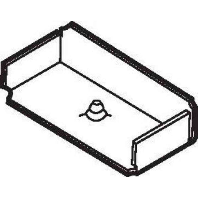 Don-Jo DCB280 raw steel hinge reinforcement