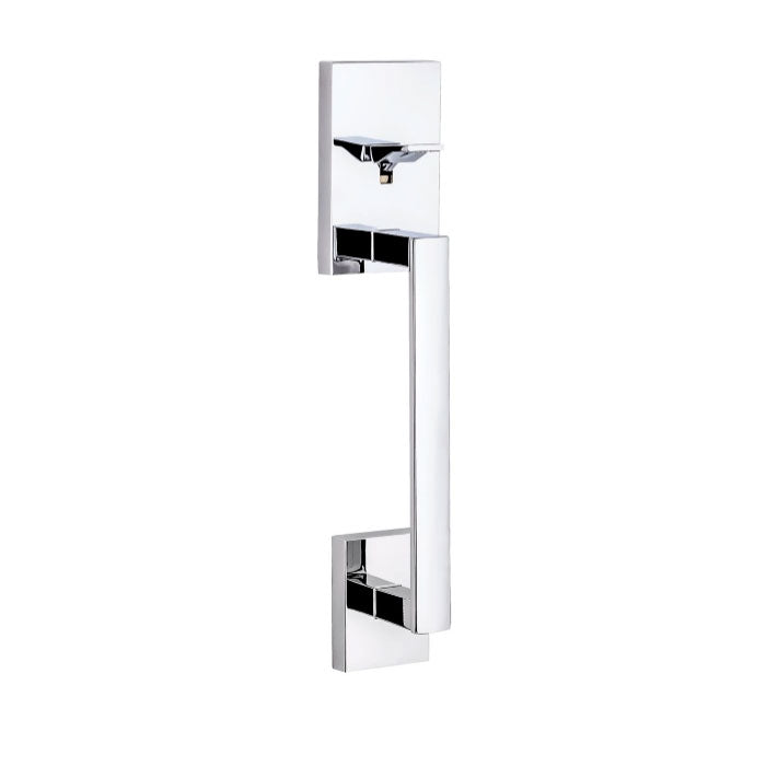 Kwikset 814SCE San Clemente Handle Only; No Deadbolt in Bright Chrome