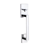 Kwikset 814SCE San Clemente Handle Only; No Deadbolt in Bright Chrome
