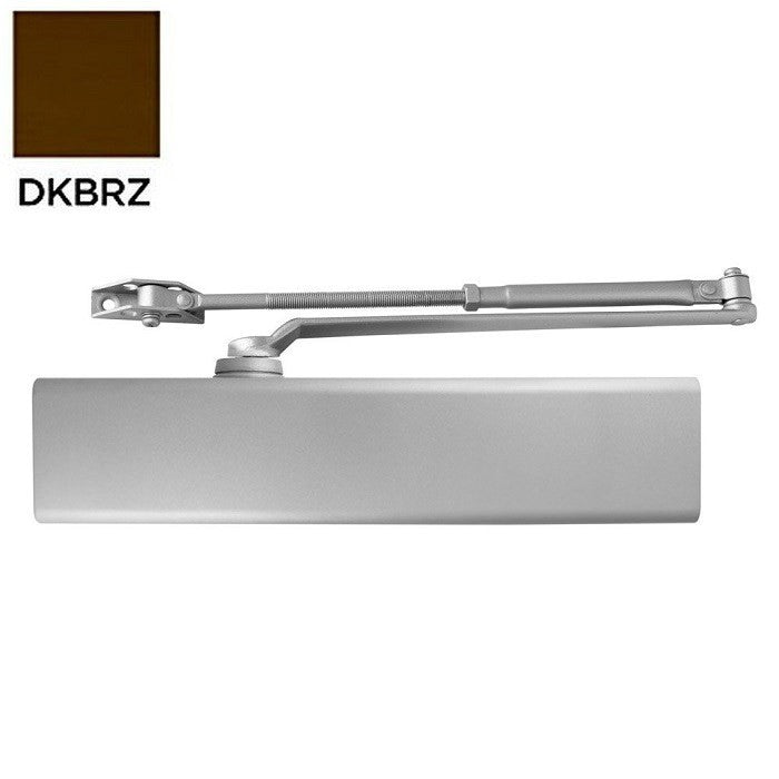 Dexter Commercial DCM1000STDFCRWPA695 dark bronze surface mount door closer