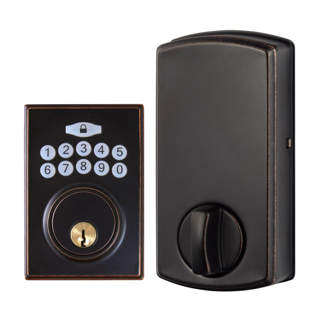 Sure-Loc Modern DK201-MD 11P vintage bronze keypad deadbolt