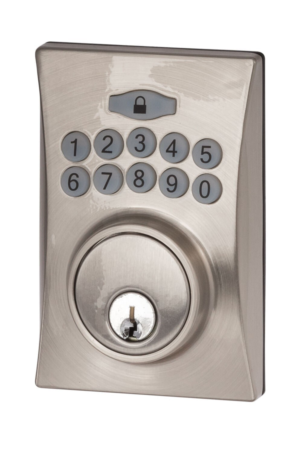 Sure-Loc Modern DK201-MD 15 satin nickel keypad deadbolt