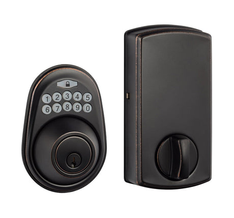 Sure-Loc DK201-RD 11P vintage bronze keypad deadbolt