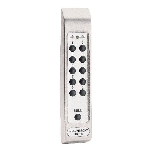 Securitron DK26PSS satin stainless steel digital keypad