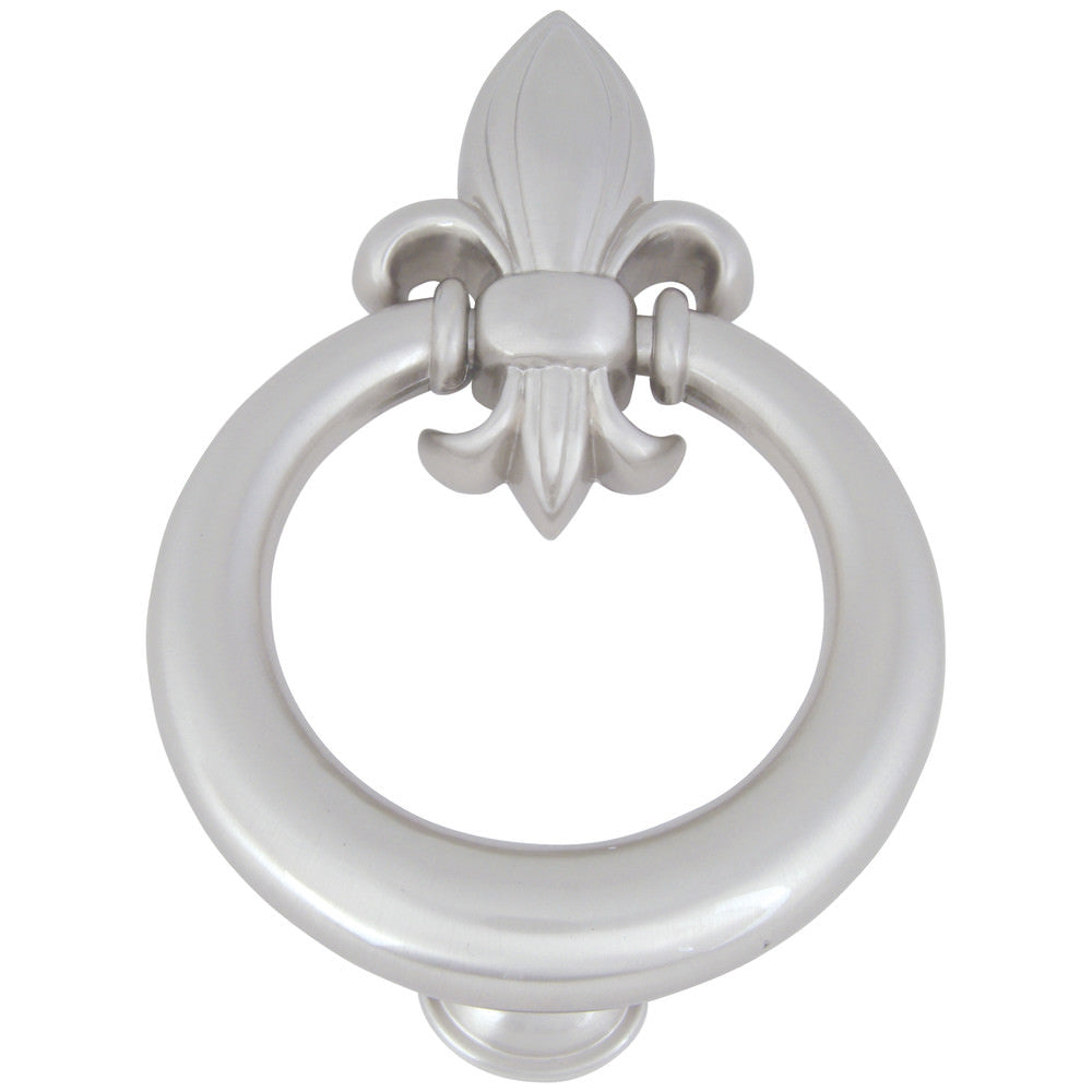 Atlas Homewares DK636-BRN brushed nickel door knocker
