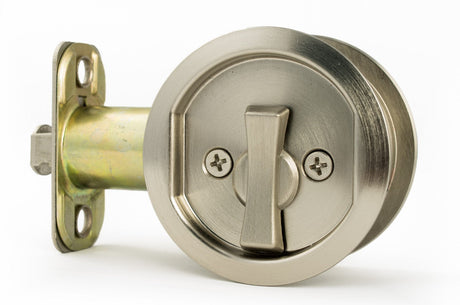 Sure-Loc Hardware DP-R02 15 Round Pocket privacy in satin nickel, additional view