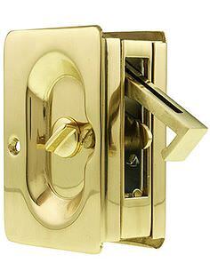 Sure-Loc Hardware DP712 26 Pocket privacy in polished chrome, additional view