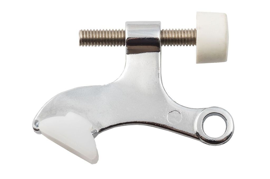 Sure-Loc Hardware DS10 26 Door Stops heavy duty hinge pin stop in polished chrome, additional view