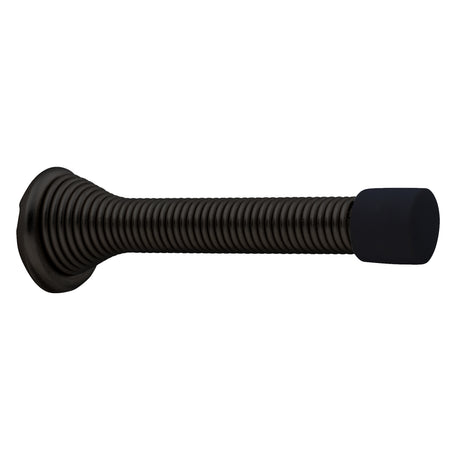 GEO GBH-DS318S 3-1/8" Heavy Duty Spring Door Stop - Matte Black