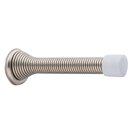 GEO GBH-DS318S 3-1/8" Heavy Duty Spring Door Stop - Satin Nickel